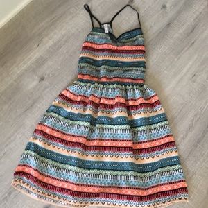 Santa Fe/ tribal design dress.